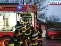 Trei oameni salvați dintr-un incendiu într-o comună din județul Galați. Primarul a filmat toată intervenția