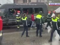 Polițiștii au reușit să prindă un șofer de TIR care a fugit după ce a rănit grav 3 oameni, printre care și un copil, în Iași