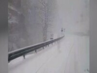 Locul din România unde zăpada atinge aproape o jumătate de metru