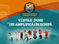 Veștile bune la matematică se amplifică în echipă! În ARENA de joc CampioMATE