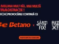Mai multă voie bună, mai multă distracție! Acceptă provocarea Betano x Săriți de pe fix și poți câștiga premii fabuloase