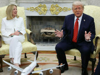 Giorgia Meloni si Donald Trump