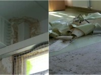 O sală de sport nouă din Bistrița, care a costat 26 de milioane de lei, este inundată la fiecare ploaie abundentă