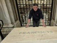 Românul care a lucrat la mormântul papei Francisc