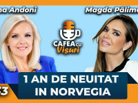 Magda Pălimariu, invitata Oanei Andoni la „Cafea cu visuri”, despre experiența trăită în Norvegia. „Îmi era atat de dor”