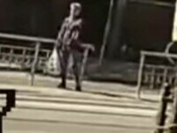 A vrut să traverseze, s-a răzgândit, apoi a alergat pe trecere și a fost lovită. Filmul unui accident din Botoșani