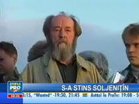 S-a stins Soljeniţîn, laureat al premiului Nobel