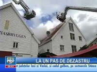 Oraşul norvegian Bergen, la un pas de dezastru