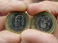 Homer Simpson este imprimat pe monedele de un euro