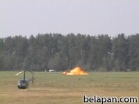 Elicopter explodat