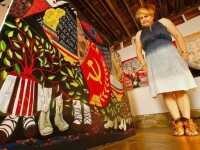 O pictorita romanca a vernisat la LA o expozitie inspirata din comunism