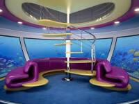 Lumea de sub ape: GALERIE FOTO cu hotelul amfibie din Qatar