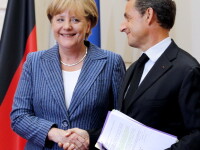 Angela Merkel si Nicolas Sarkozy