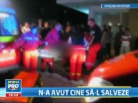 VIDEO. Imagini dramatice in fata unui spital inchis. A murit pentru ca n-a avut cine sa-l salveze