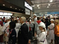 Unde s-au ingramadit sute de sportivi de la Jocurile Olimpice, dupa finalul competitiei. FOTO