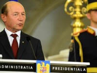 Traian Basescu a revenit la Palatul Cotroceni. VIDEO