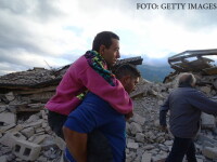 Cutremur devastator in Italia. Supravietuitorii sunt scosi de sub daramaturi