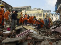 Clădire prăbușită în Mumbai: 3 morți