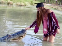 aligator, studenta, texas,