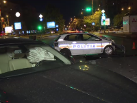 Doi polițiști la spital, după ce au intrat în plin într-o mașină. Gestul făcut imediat după impact