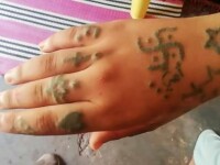 Tânără răpită şi violată timp de o lună de 13 bărbaţi. I-au tatuat svastici şi insulte