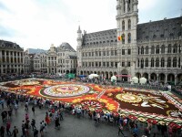 Covorul de flori din Bruxelles, dedicat culturii mexicane