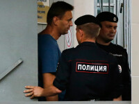 Opozantul rus Aleksei Navalnîi, condamnat să execute doi ani și opt luni de închisoare
