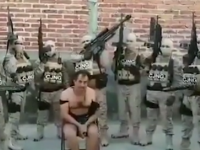 Ultimele clipe ale unui mexican, înainte de a fi executat de cartelul rival