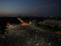 20.000 de oameni la protestul din 10 august, în Piața Victoriei