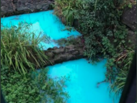 Apa unui râu din Marea Britanie a devenit turcoaz. Explicația pentru fenomenul neobișnuit