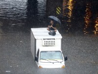 Inundaţii în Istanbul: Centrul istoric al oraşului a fost afectat
