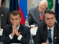 Reacția furioasă a lui Macron, după ce președintele Braziliei i-a insultat soția