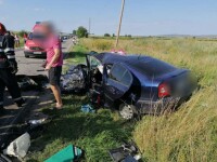 Accident cu trei mașini în Sibiu. Sunt 5 răniți, printre care și un copil de 7 ani