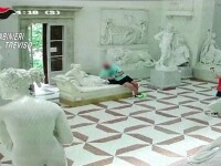 Un turist a distrus o statuie dintr-un muzeu italian