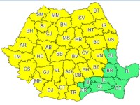 ANM anunță Cod galben de ploi torențiale, vijelii și grindină. Harta zonelor afectate