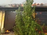 Alertă în Târgoviște, după un incendiu violent produs chiar lângă noul mall
