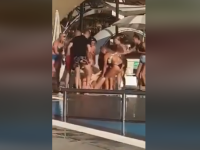 VIDEO. Scene incredibil de violente la o piscină de lângă București. Oamenii au sunat imediat la 112