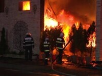 Restaurant din Târgu Jiu, distrus de flăcări înainte de inaugurare. Pompierii se uitau unul la altul, pentru că nu aveau apă