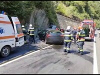 Accident cu 8 victime pe Valea Oltului. Șoferul vinovat nu știe cum a ajuns pe contrasens: ”Cred că am ațipit, nu știu”