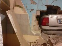 O familie din Baia Mare s-a trezit cu o mașină în casă. Era condusă de un tânăr fără permis