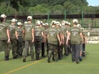 Proiect unic în România. Zeci de copii s-au înrolat într-o tabără militară