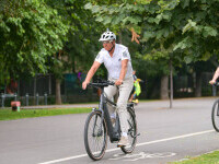 Klaus Iohannis, bicicleta