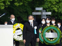 Japonia comemorează 76 de ani de la bombardamentul atomic de la Hiroshima. Publicul larg a fost exclus de la ceremonie