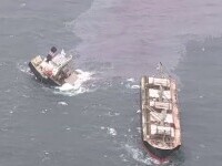 Un vapor s-a rupt în două în largul coastelor japoneze. Ce s-a întâmplat cu cele 21 de persoane aflate la bord