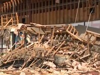 Un supermarket din SUA s-a prăbușit: “Ferestrele se spărgeau ca la cutremur. O grămadă de resturi și praf”. VIDEO