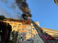 incendiu Bucuresti bloc Sala Palatului