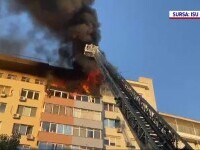 Incendii violente în București. ”A explodat ceva, nu știu ce”