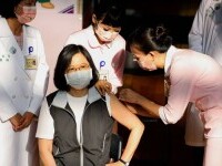 Președinta Taiwanului a fost vaccinată anti-COVID-19 cu un ser produs pe plan intern