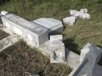Mormintele dintr-un cimitir din Botoșani, vandalizate de doi copii. „Eu cred că ei au vrut să facă ca în filme”