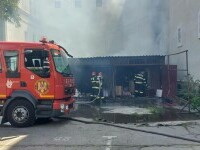Incendiul de la o anexă a Operei Naționale București a fost stins. Nu au existat victime